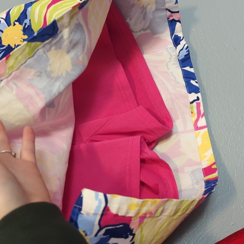 Bundle Of 2 Rafaella Brand Athletic Skorts In Pink Floral And Solid Red XL XXL - Picture 4 of 9